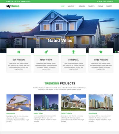 Detail Template Bootstrap Real Estate Nomer 13