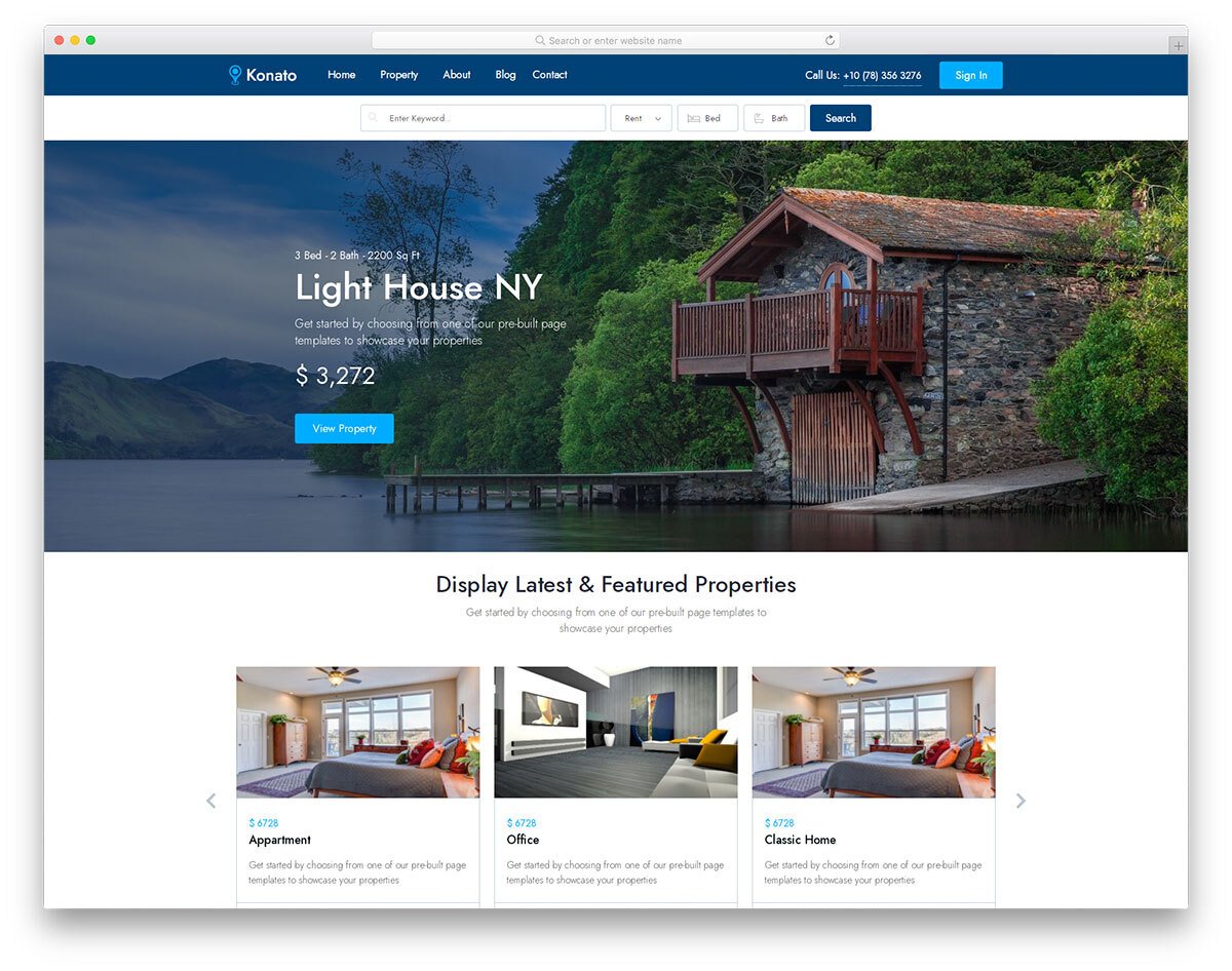 Detail Template Bootstrap Real Estate Nomer 15