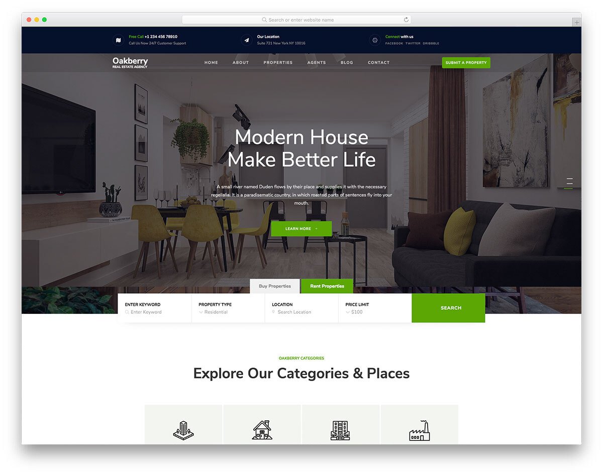 Detail Template Bootstrap Real Estate Nomer 17