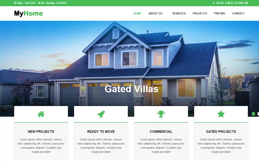 Detail Template Bootstrap Real Estate Nomer 21