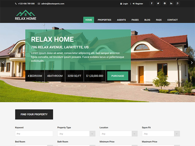 Detail Template Bootstrap Real Estate Nomer 25