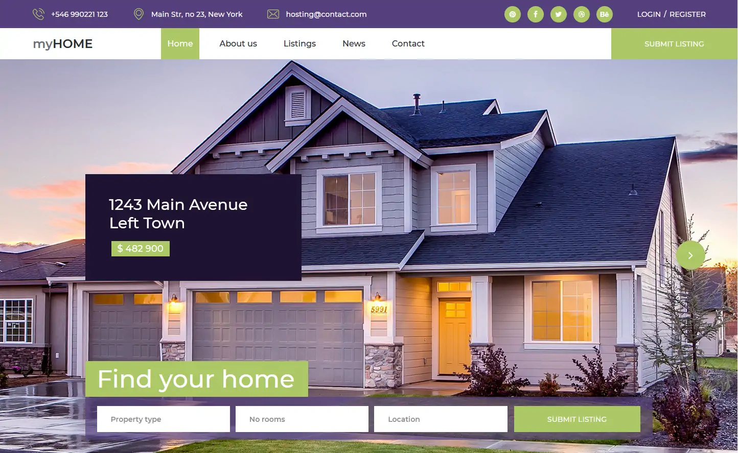 Detail Template Bootstrap Real Estate Nomer 26