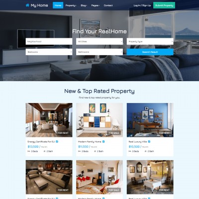 Detail Template Bootstrap Real Estate Nomer 57