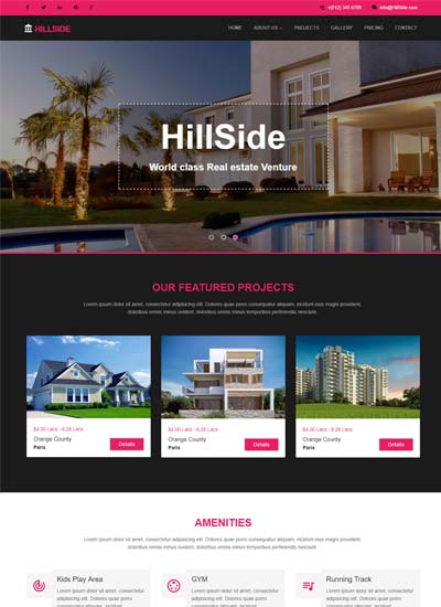 Detail Template Bootstrap Real Estate Nomer 8