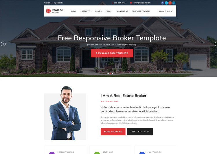 Detail Template Bootstrap Real Estate Nomer 10