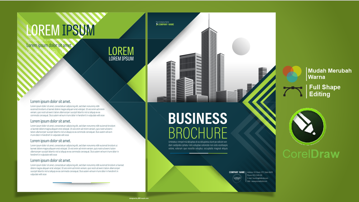 Detail Template Brosur Cdr Free Download Nomer 17