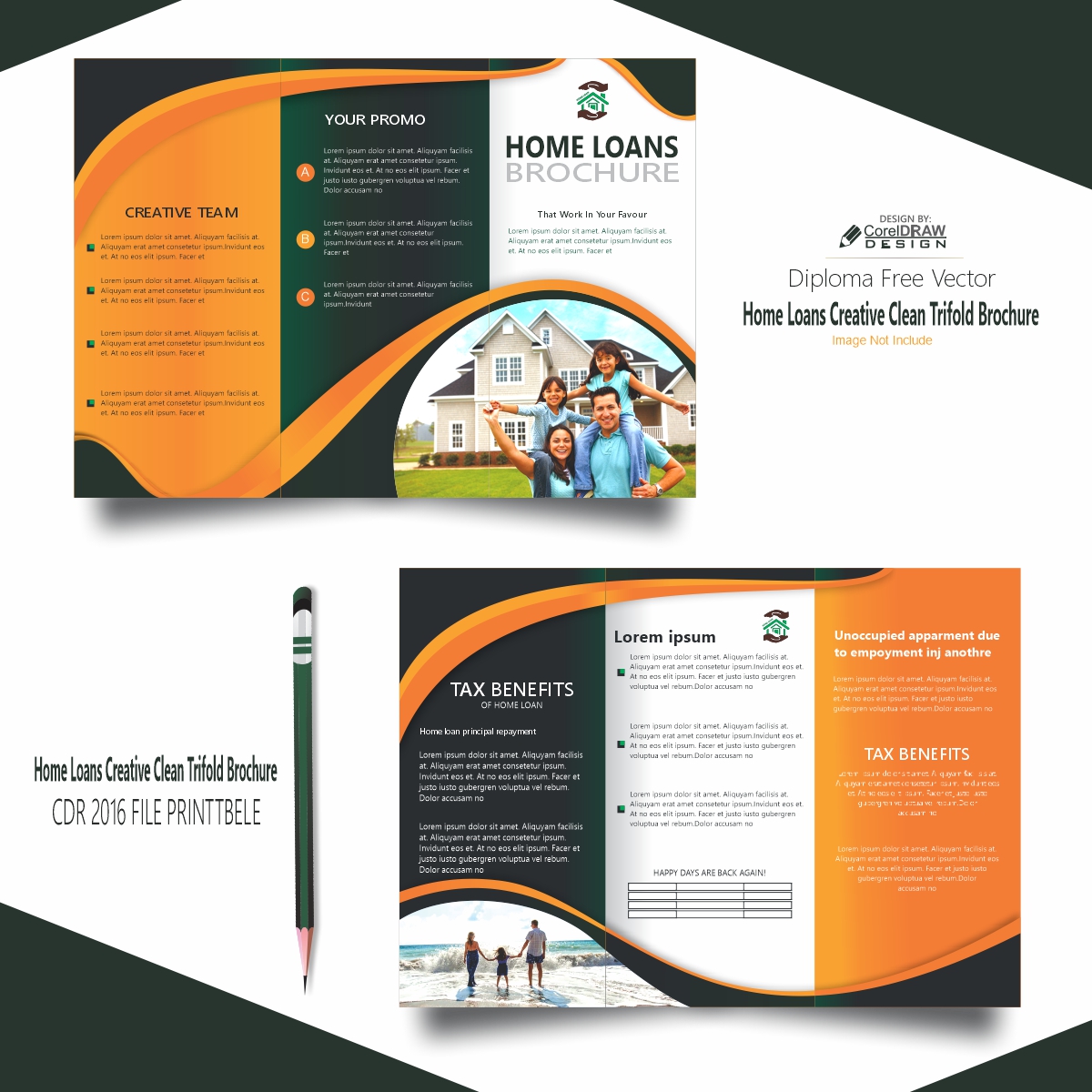 Detail Template Brosur Cdr Free Download Nomer 28