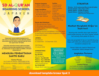 Detail Template Brosur Lipat 3 Psd Nomer 35