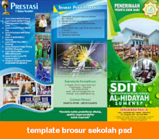 Detail Template Brosur Lipat 3 Psd Nomer 8