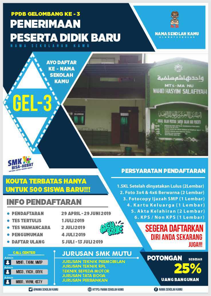 Detail Template Brosur Sekolah Nomer 33