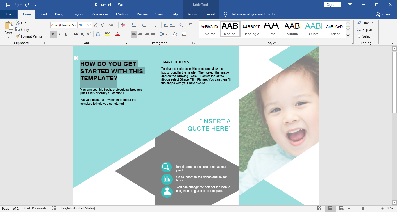 Detail Template Brosur Word Nomer 31