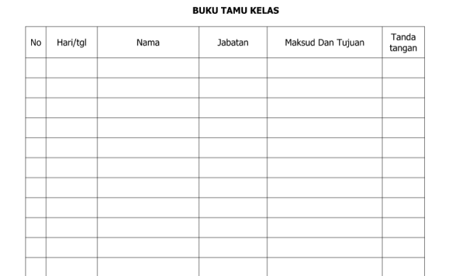 Detail Template Buku Tamu Nomer 9