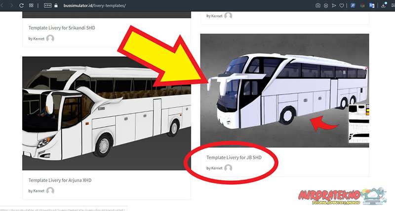 Detail Template Bus Simulator Keren Nomer 56