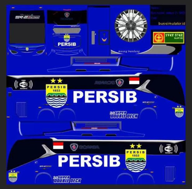 Detail Template Bus Simulator Persib Nomer 2