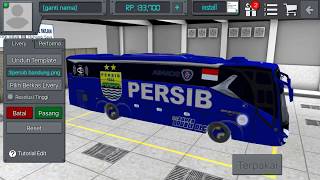 Detail Template Bus Simulator Persib Nomer 12