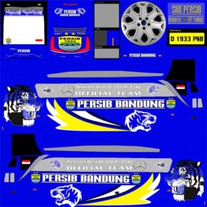 Detail Template Bus Simulator Persib Nomer 17