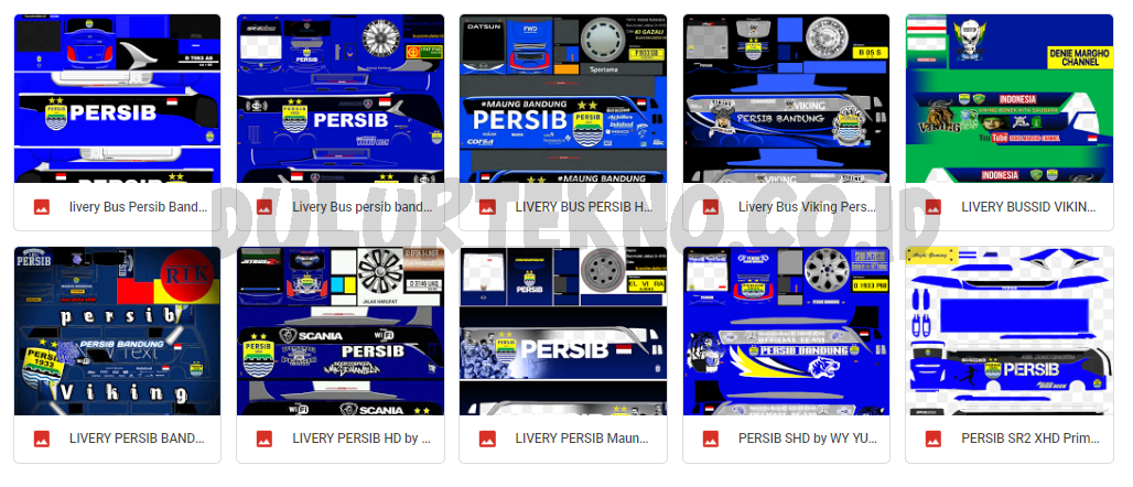 Detail Template Bus Simulator Persib Nomer 20