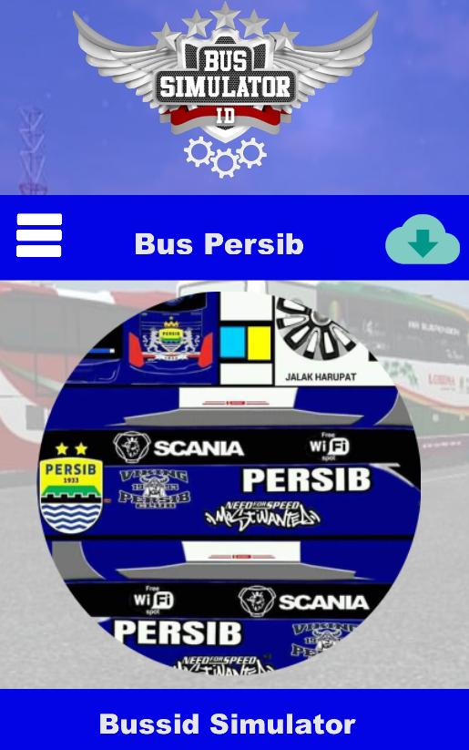 Detail Template Bus Simulator Persib Nomer 22