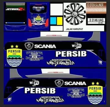 Detail Template Bus Simulator Persib Nomer 4