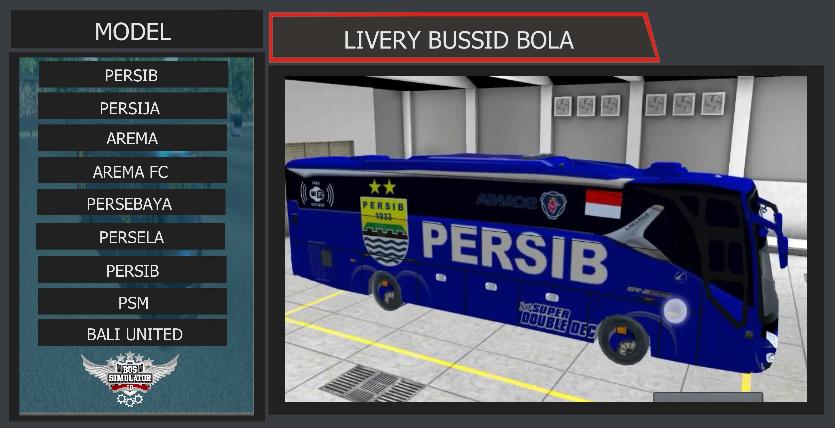 Detail Template Bus Simulator Persib Nomer 28