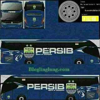 Detail Template Bus Simulator Persib Nomer 30