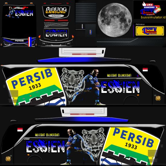 Detail Template Bus Simulator Persib Nomer 31