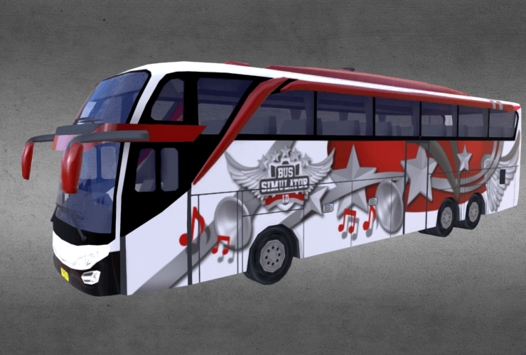 Detail Template Bus Simulator Persib Nomer 45