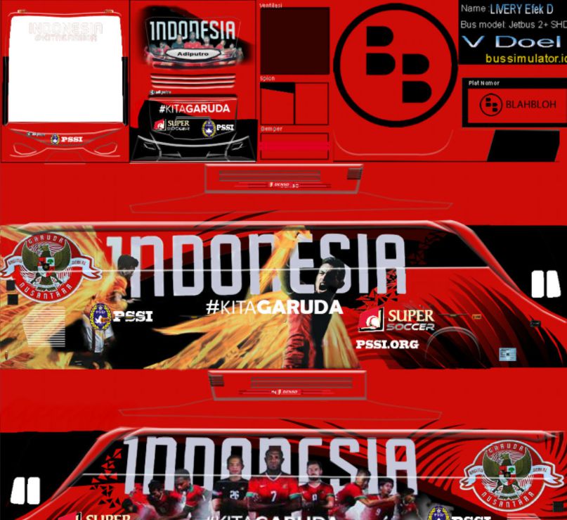 Detail Template Bus Simulator Persija Nomer 16