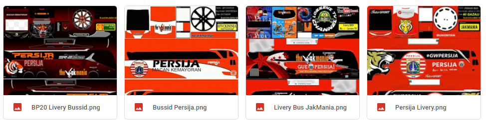 Detail Template Bus Simulator Persija Nomer 36