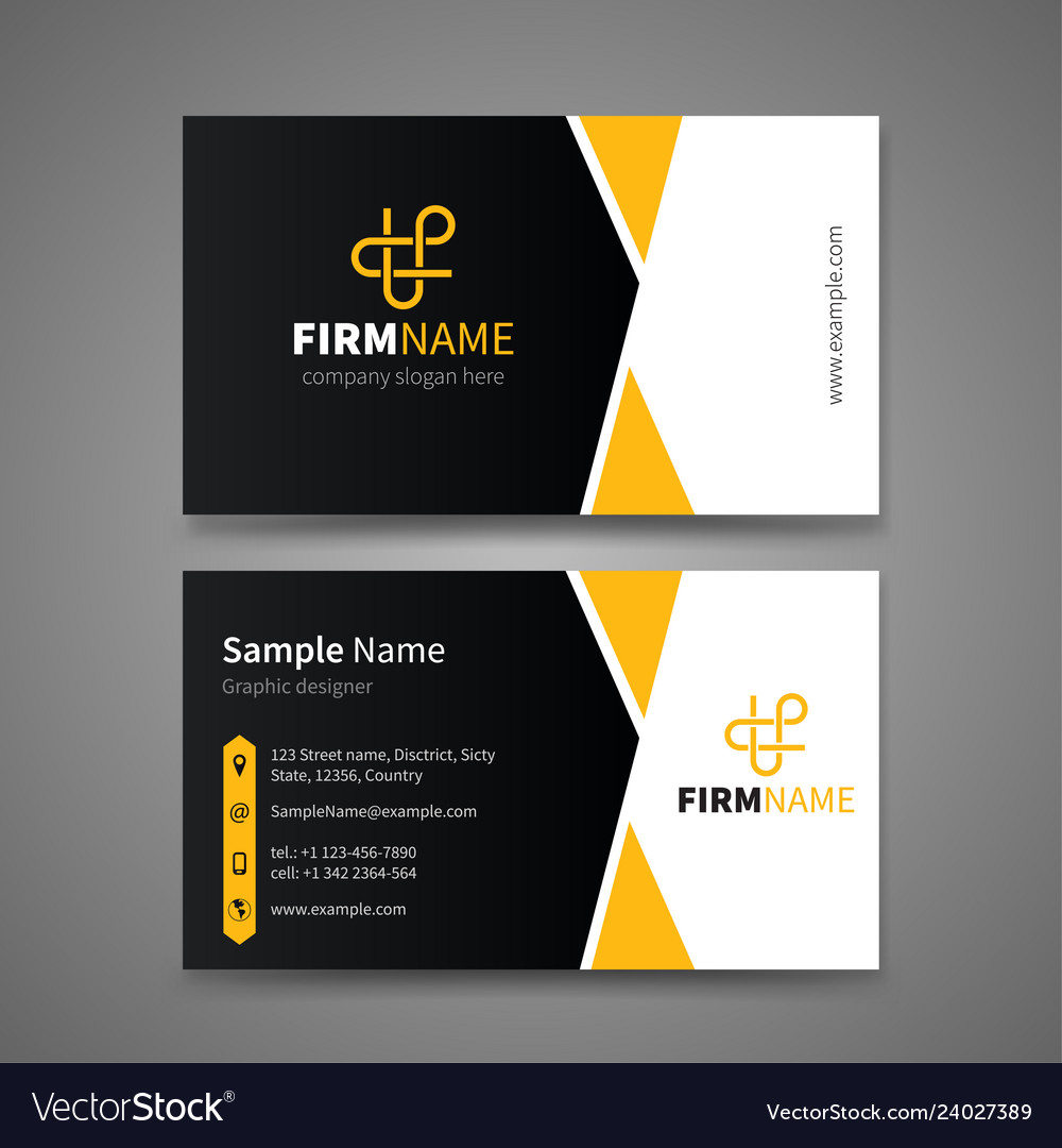 Detail Template Business Card Vector Nomer 13