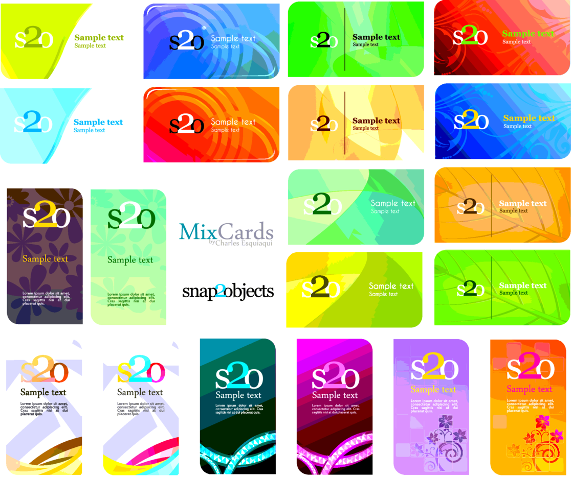 Detail Template Business Card Vector Nomer 17