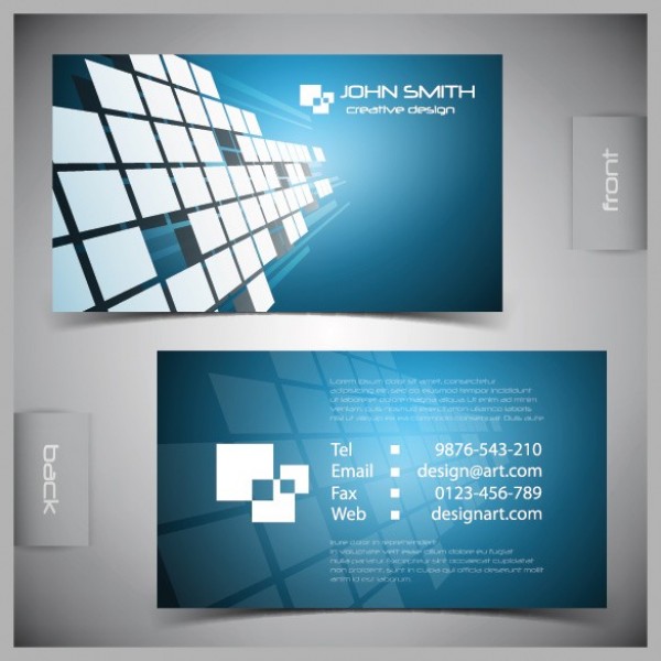 Detail Template Business Card Vector Nomer 18