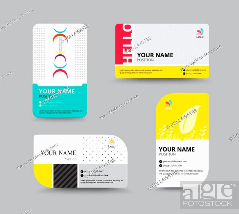 Detail Template Business Card Vector Nomer 23
