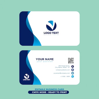 Detail Template Business Card Vector Nomer 25