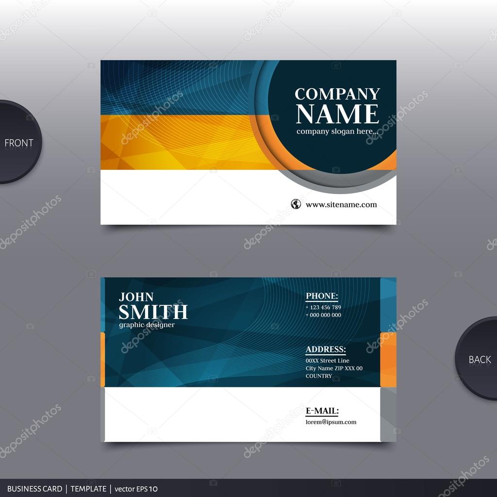 Detail Template Business Card Vector Nomer 28