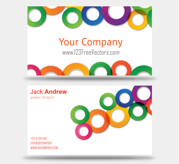 Detail Template Business Card Vector Nomer 34