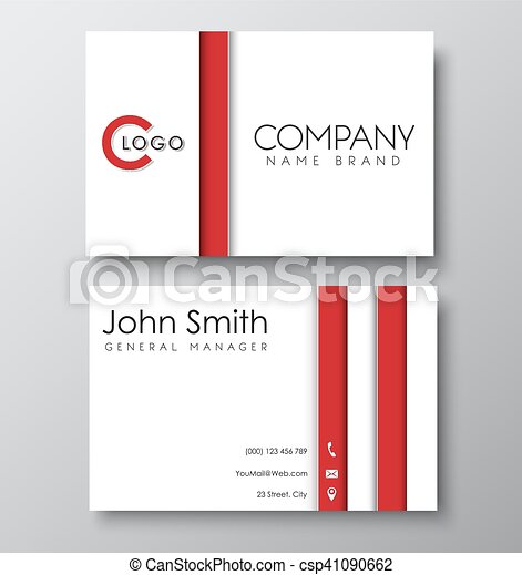 Detail Template Business Card Vector Nomer 35