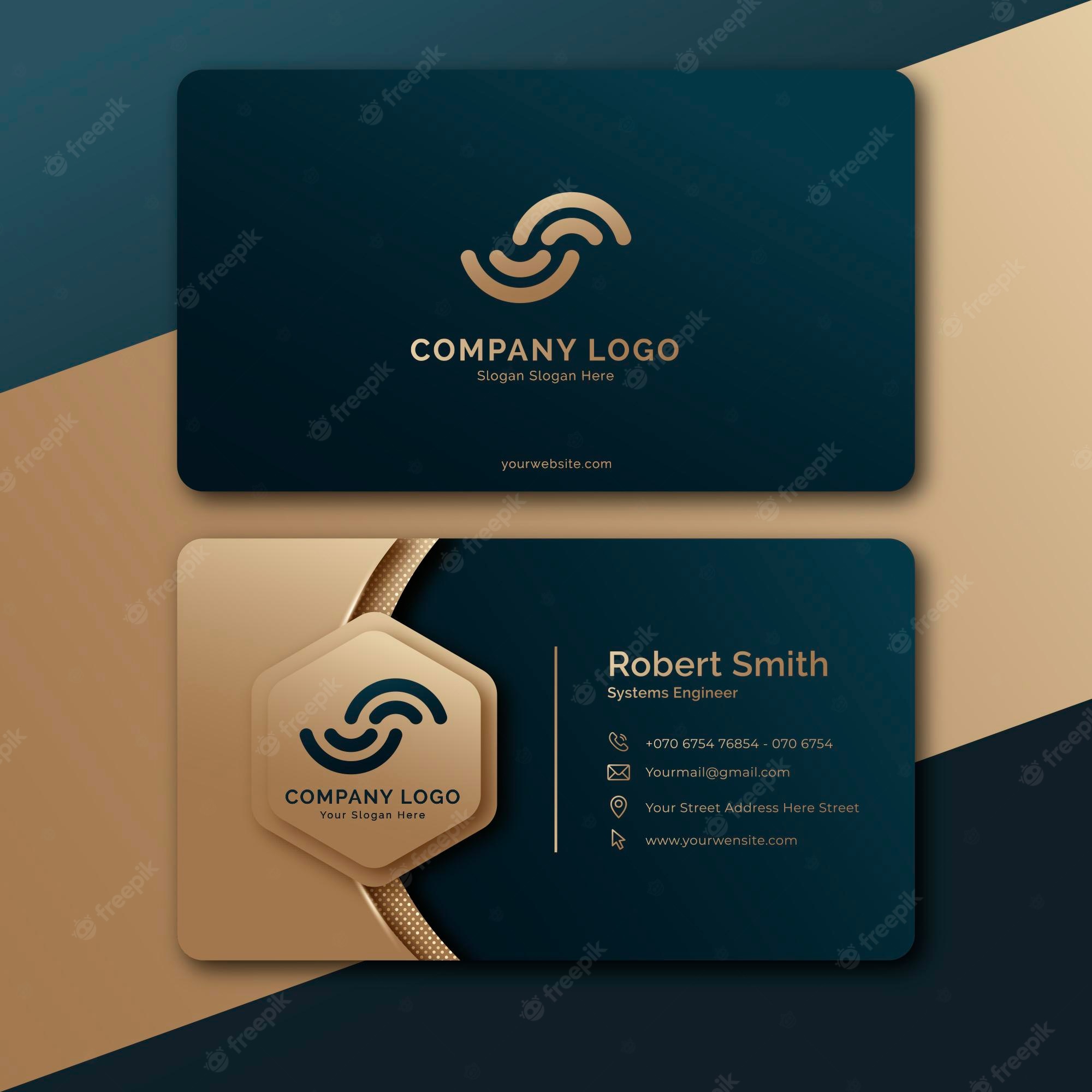 Detail Template Business Card Vector Nomer 36
