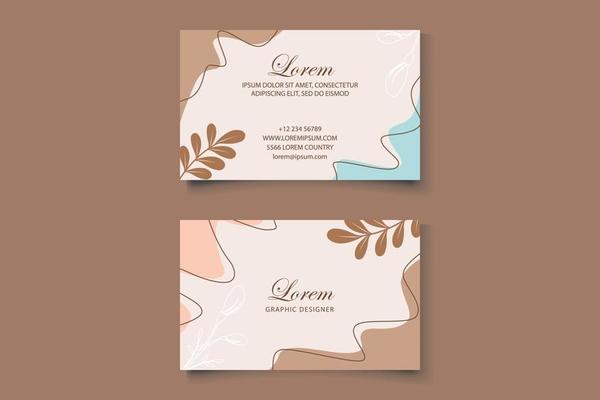 Detail Template Business Card Vector Nomer 37