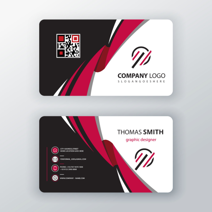 Detail Template Business Card Vector Nomer 45