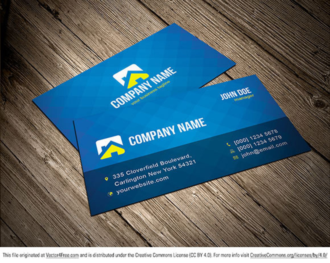 Detail Template Business Card Vector Nomer 6