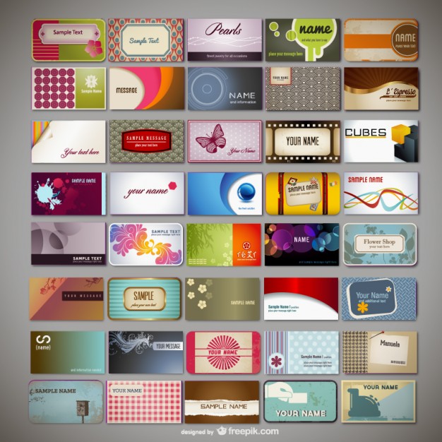 Detail Template Business Card Vector Nomer 48