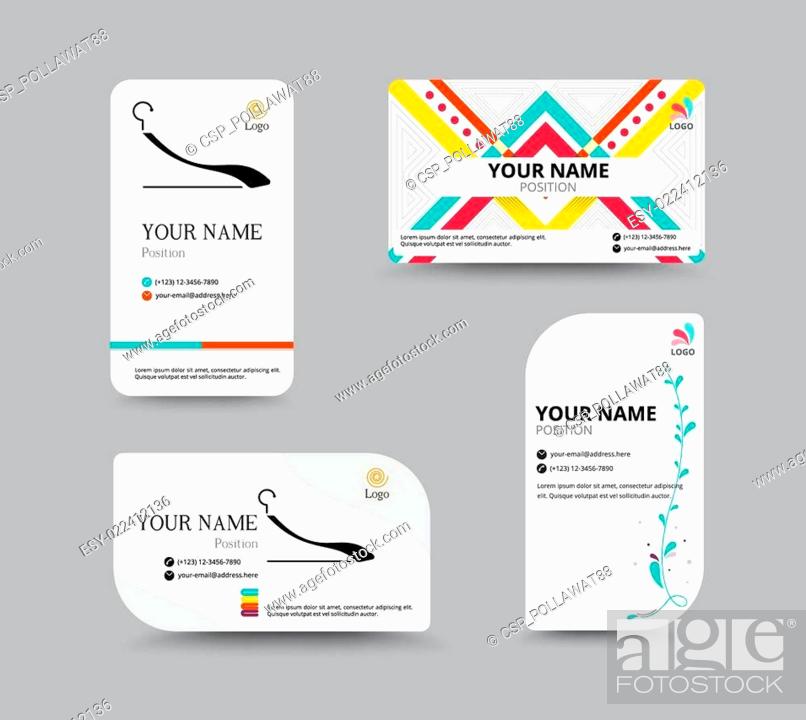 Detail Template Business Card Vector Nomer 53