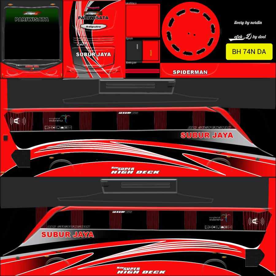 Detail Template Bussid Keren Nomer 52