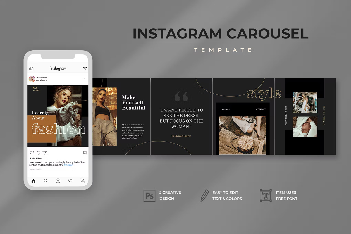 Detail Template Carousel Instagram Koleksi Nomer 13