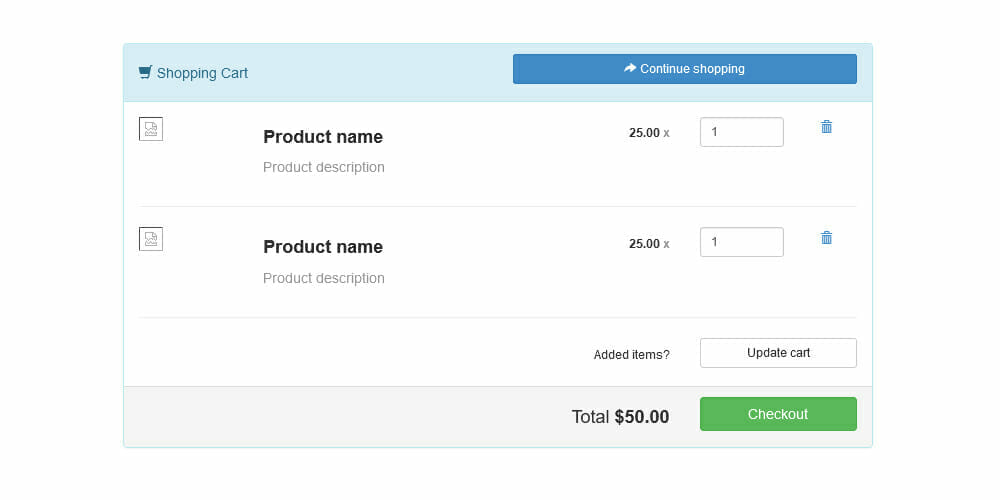 Detail Template Cart Bootstrap Nomer 13