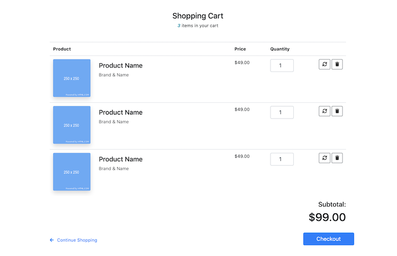 Detail Template Cart Bootstrap Nomer 3