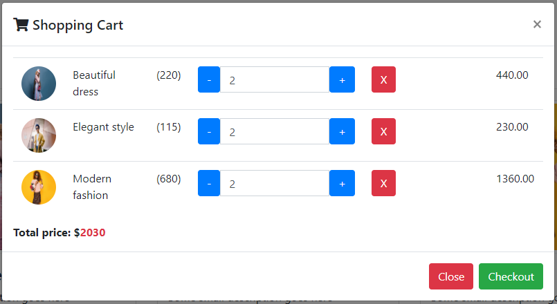 Detail Template Cart Bootstrap Nomer 23