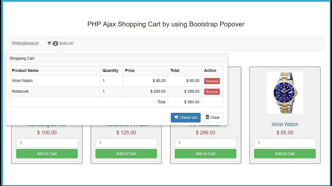 Detail Template Cart Bootstrap Nomer 24