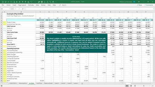 Detail Template Cash Flow Excel Nomer 13